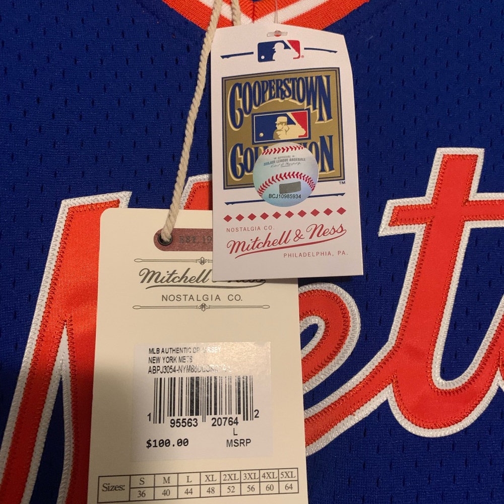 Men's New York Mets Dwight Gooden Jersey large